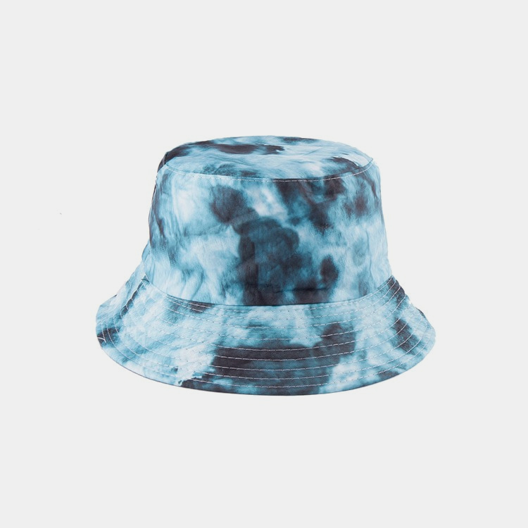 BK00004 Kaksipuolinen Tie-dye Monipuolinen Adult Bucket Hat