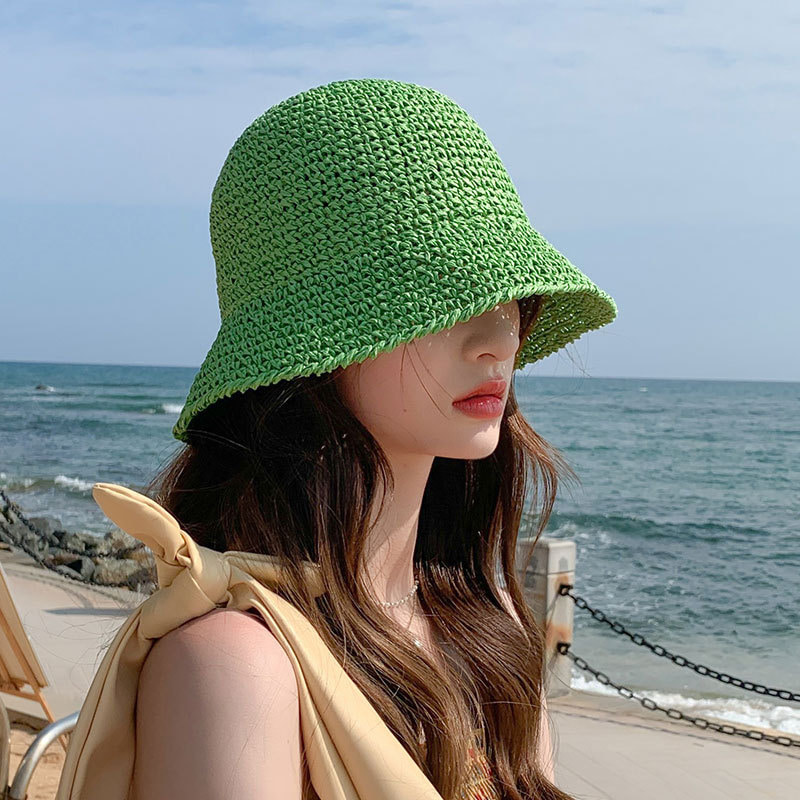 BK00017 Ranta pieni räystäs Yksinkertainen aurinkovarjo Bucket Hat