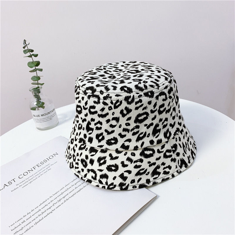 BK00033 Leopard Print Casual Monipuolinen aurinkovoide Bucket Hat
