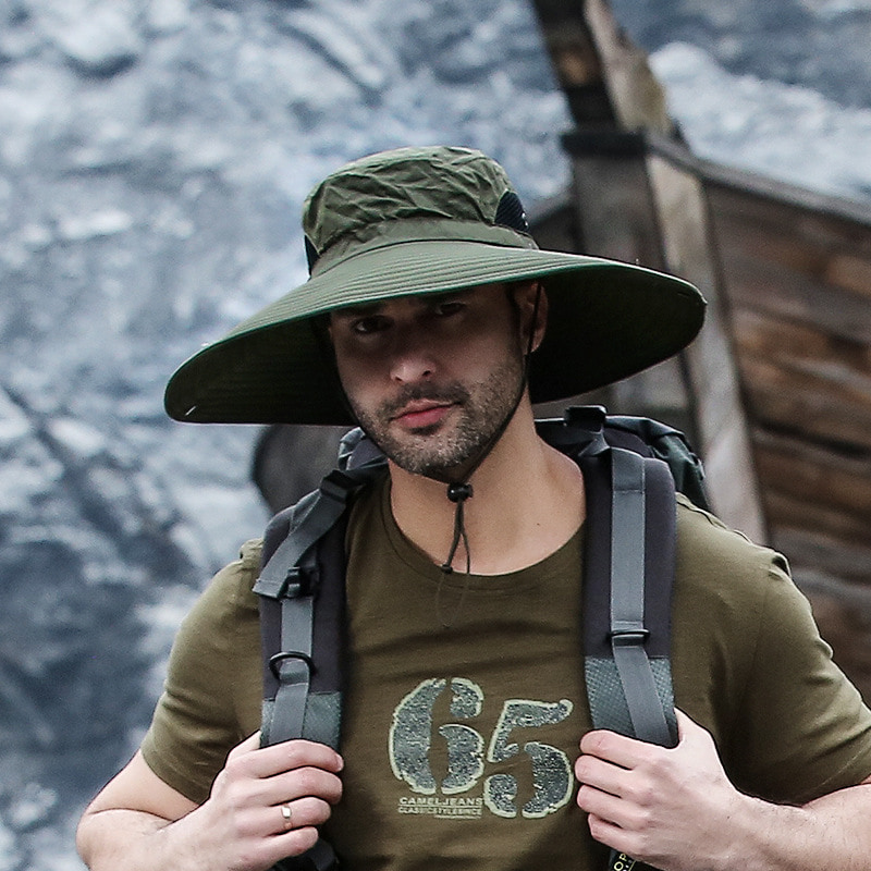 BK00028 Aurinkovoide Big Eaves Hat, Vedenpitävä, Nopeasti kuivuva Bucket Hat BK00028 Aurinkovoide Big Eaves Hat, Vedenpitävä, Nopeasti kuivuva Bucket Hat