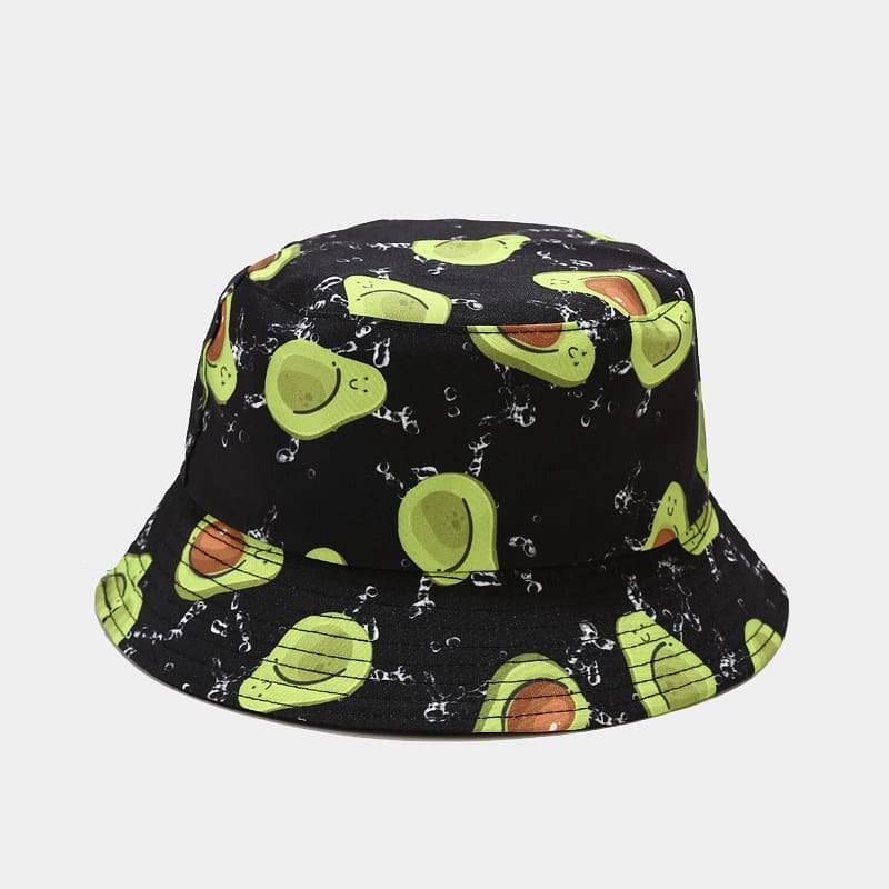 BK00059 Floral Fruit Pattern Bucket Hat