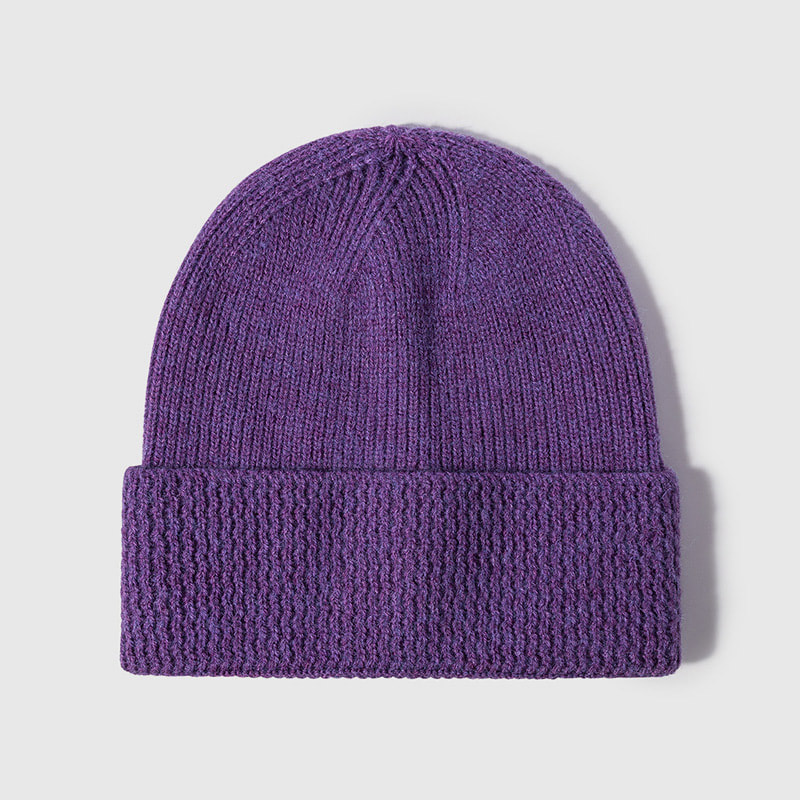 H00017 Cashmere-mansetti jacquard-neulottu aikuisten hattu