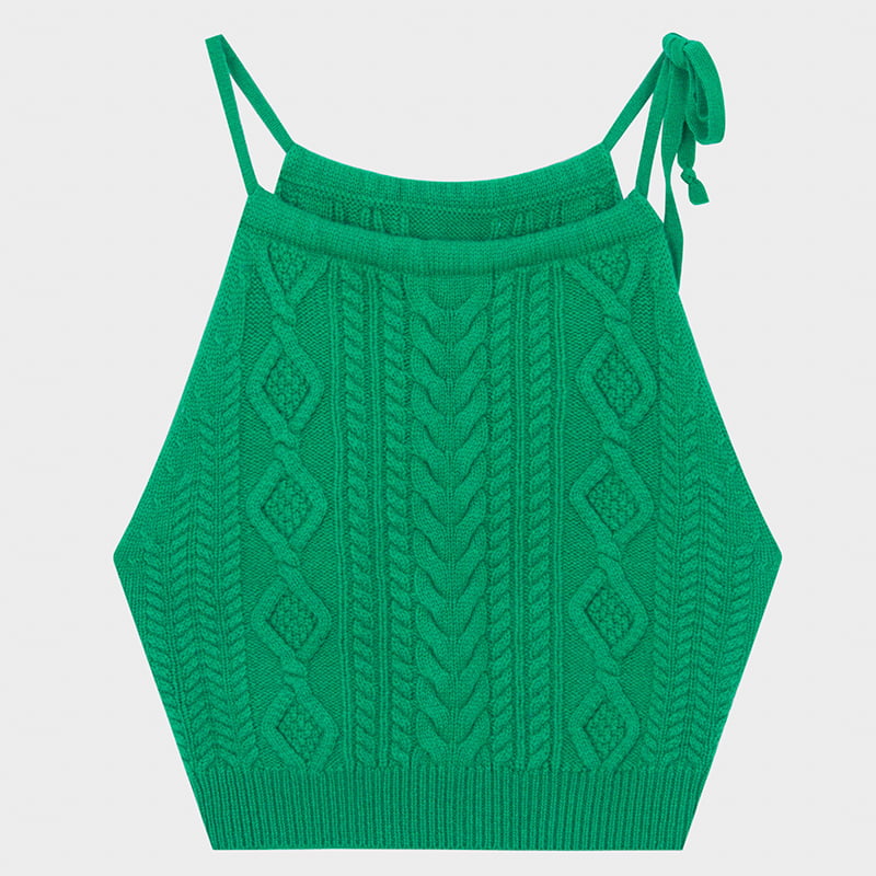 ML2239 Sweet Cool Style Camisole lyhyet neulotut henkselit
