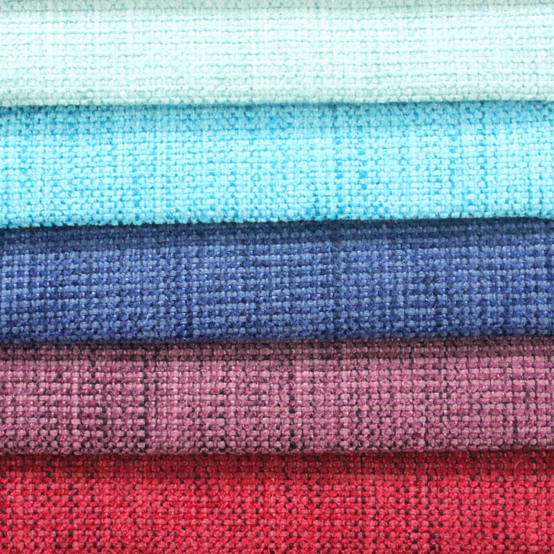 SM-A0029 Bamboo Jacquard Chenille jäljitelmä pellava sohvakangas