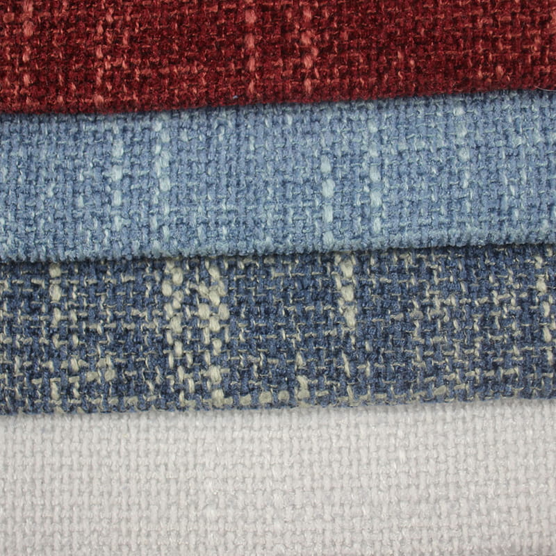 SM-A0008 Chenille Jacquard karkea pellava sohvakangas