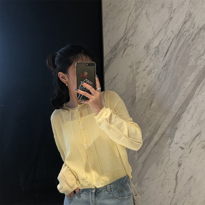 SM-K0014 Summer Sunblock Knit Cardigan Naisten ohut ilmastointipaita SM-K0014 Summer Sunblock Knit Cardigan Naisten ohut ilmastointipaita