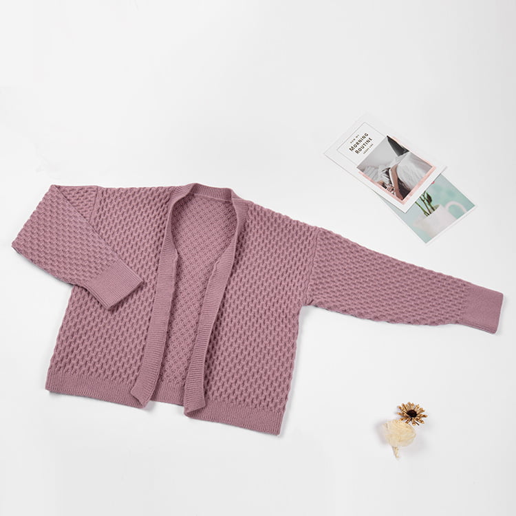 SM-K0044 Kolmiulotteinen twist neuletakki napiton syys/talvi villapaita SM-K0044 Kolmiulotteinen twist neuletakki napiton syys/talvi villapaita