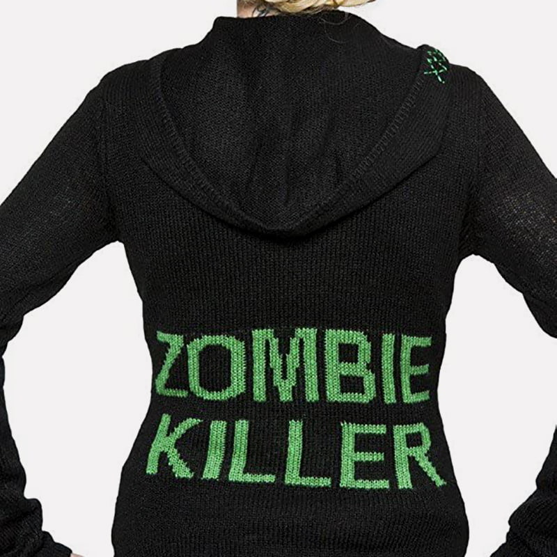 SM-K0098 Monogrammillinen hupullinen neulepusero tiiviisti neulottu villapaita SM-K0098 Monogrammillinen hupullinen neulepusero tiiviisti neulottu villapaita