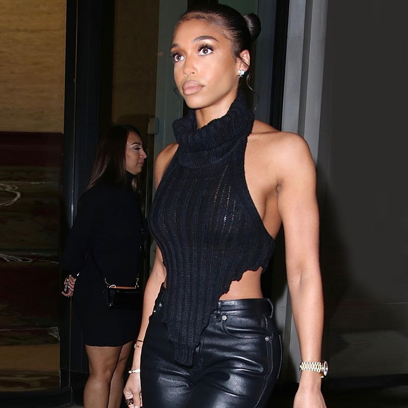 SM-K0086 Puolikaula-aukkoinen, hihaton kaula-neulottu liivi viileällä ja mausteisella muotoilulla SM-K0086 Puolikaula-aukkoinen, hihaton kaula-neulottu liivi viileällä ja mausteisella muotoilulla