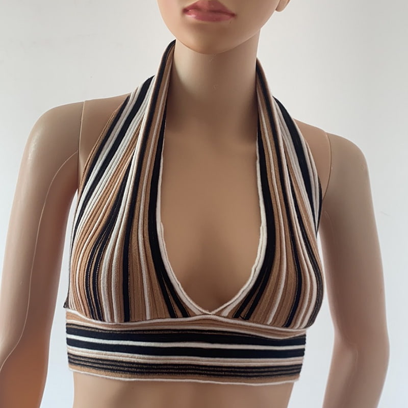 SM-K0107 värillinen raidallinen pääntie neulottu liivi SM-K0107 värillinen raidallinen pääntie neulottu liivi